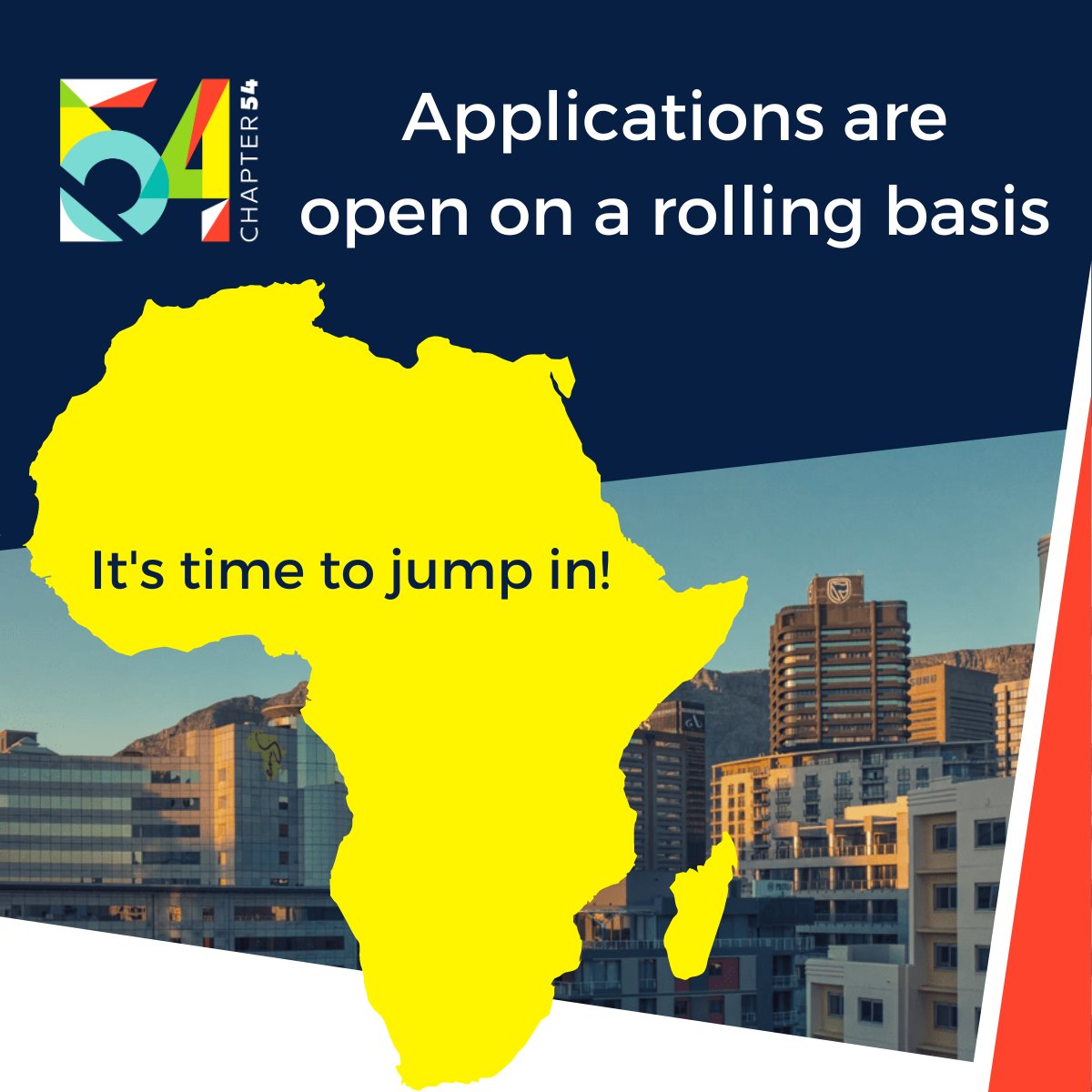 Did you know? Every African acceleration at Chapter54 is adapted to your company's needs, priorities and timeline. We accept applications on a rolling basis and propose a bespoke acceleration journey for your company. Head over to chapter54.com to learn more & apply!