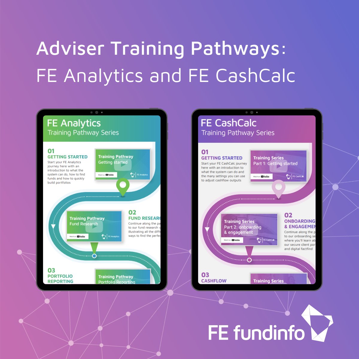 FECashCalc's tweet image. 📣 Video Training pathways for FE Analytics and FE CashCalc are now available on our website
➡️ Download now: hubs.ly/Q02nkXWf0
#FEAnalytics #FECashCalc #FinancialAdvisers #Training