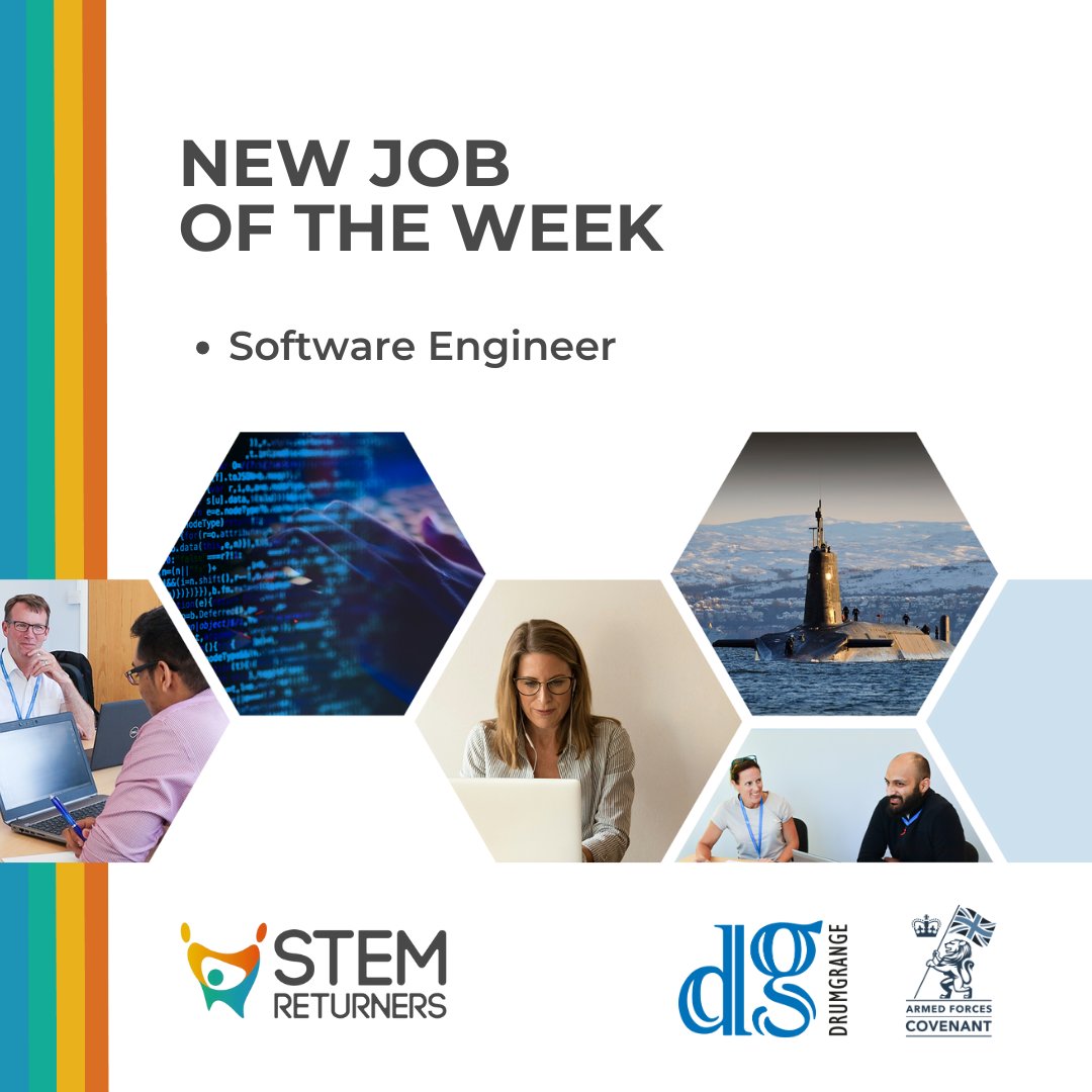 📣Job of the Week – Software Engineer @Drumgrange Location: Chertsey, Surrey Read more and apply here, stemreturners.com/job/software-e… #STEMReturners #ReturntoSTEM #careerbreak #inclusion #diversity #inclusiverecruitment #SoftwareEngineer