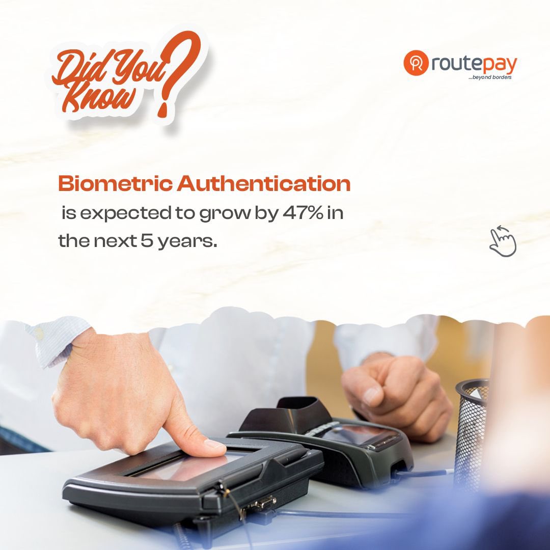 RoutePay's tweet image. Have you ever used biometric authentication while using your favourite apps?

 Here are a few things to know about it. 

Slide to learn more.

#RoutePay #FintechTips