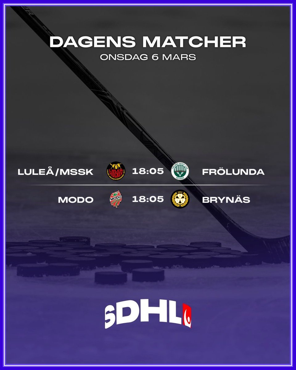 De första semifinalerna blev dramatiska, men till slut stod Luleå/MSSK samt Brynäs som segrare🏒

I kväll spelas match två, i bäst av fem. Vilka lag tror du vinner i kväll?💥

#SDHL #SVSSDHL #ishockey #twittpuck