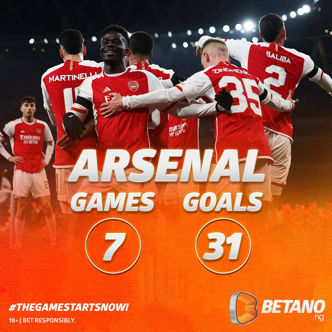 Arsenal's goal-scoring form of late has been impressive! 👏

Can they keep it up and prepare for an intense title race?
#thegamestartsnow