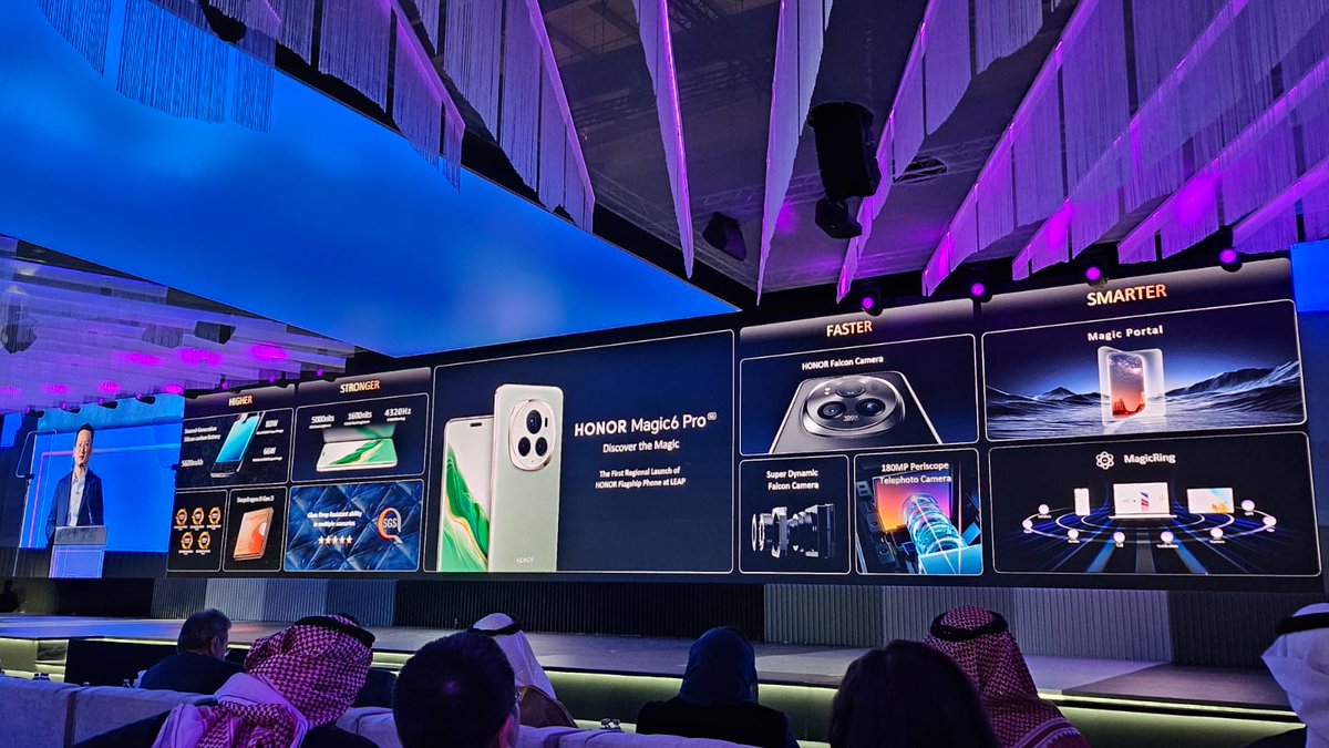 Electronynet's tweet image. 🚨رسميًا: أونر تعلن عن اطلاق هاتف أونر #Magic6Pro في السعودية
#HONORLEAP2024 #ليب24