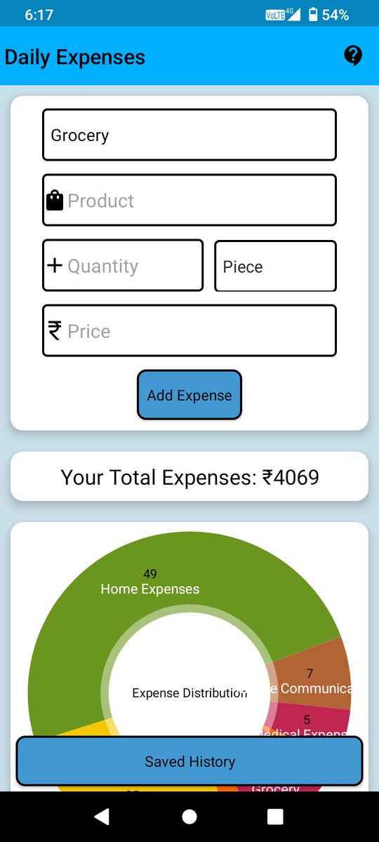 AnkurKushwaha23's tweet image. 🚀 Exciting News! Just launched my new #ExpenseManager app, &quot;DailyExpense&quot;! 💸 Manage your finances effortlessly. Check out the GitHub repo for a peek behind the scenes and contribute to the journey! 📱👨‍💻 github.com/AnkurKushwaha2… #AppDev #FinTech #OpenSource #AndroidDev  #Java