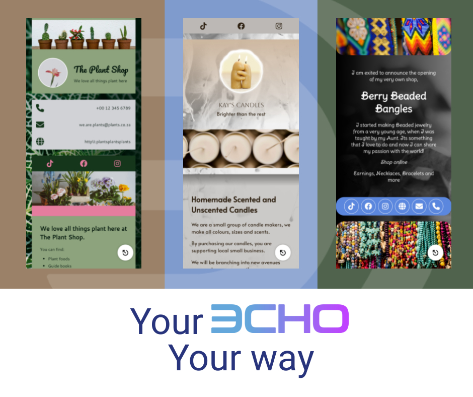 3CHO_official's tweet photo. Show off your small business by creating your own 3CHO, the free to use online page builder. Customise your online presence to be as unique as you are.

#3cho #3chosmallbusiness  # freepagebuilder  #pagebuilder #linkinbio https://t.co/0FFB78K9UV