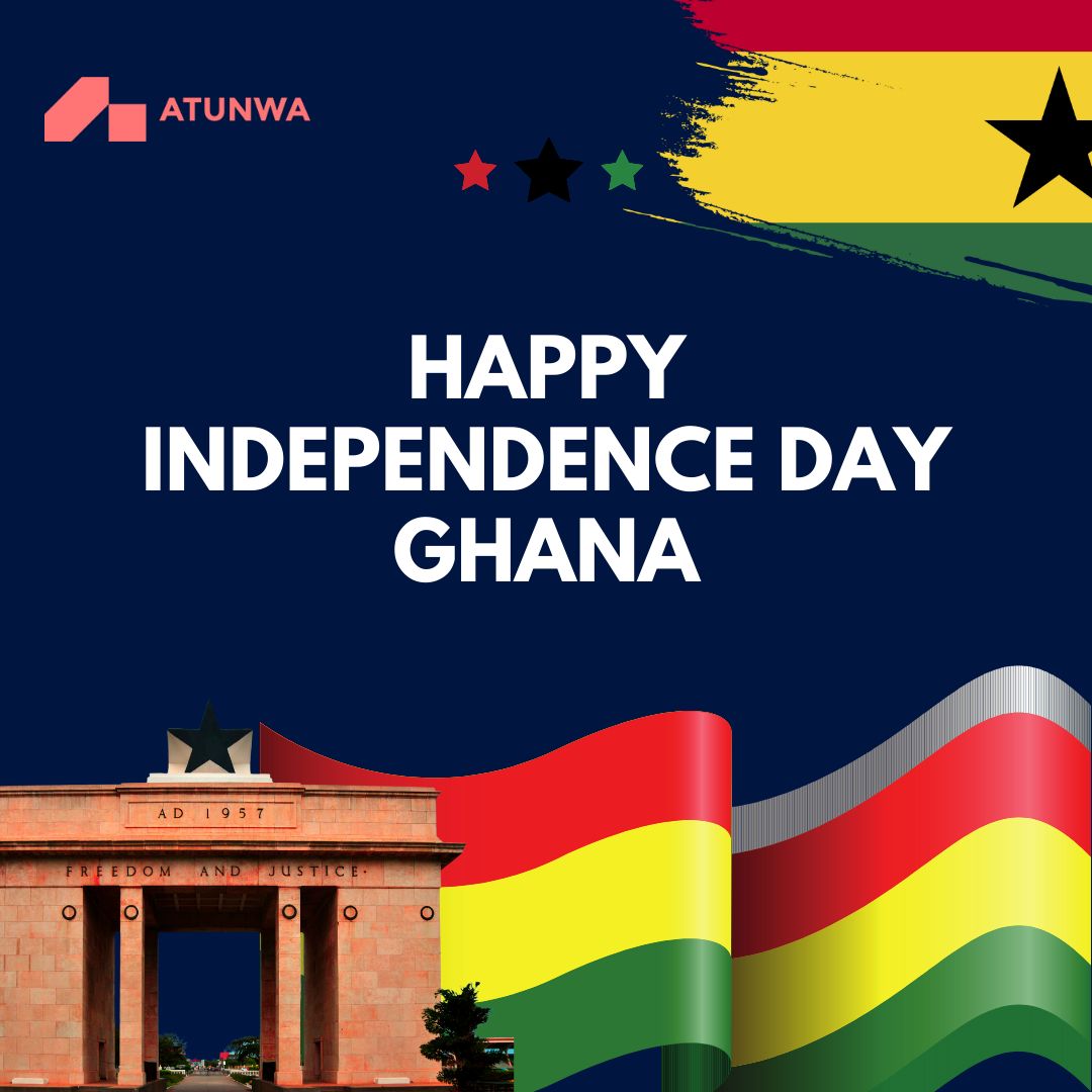 AtunwaDigital's tweet image. Happy Independence Day to the resilient and vibrant people of Ghana! Let's continue to strive for excellence and uphold the principles of freedom, justice, and equality. 

#AtunwaDigital #Ghana #IndeoendenceDay