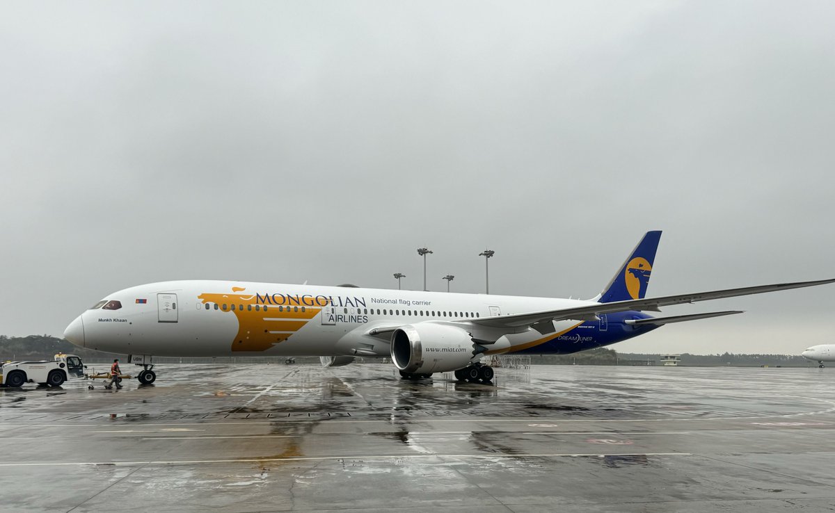 News from #MROME: MIAT Mongolian Airlines entrusts us with component support for its Boeing 787 fleet over the next eight years. More: bit.ly/48JounE #keepyouflying
