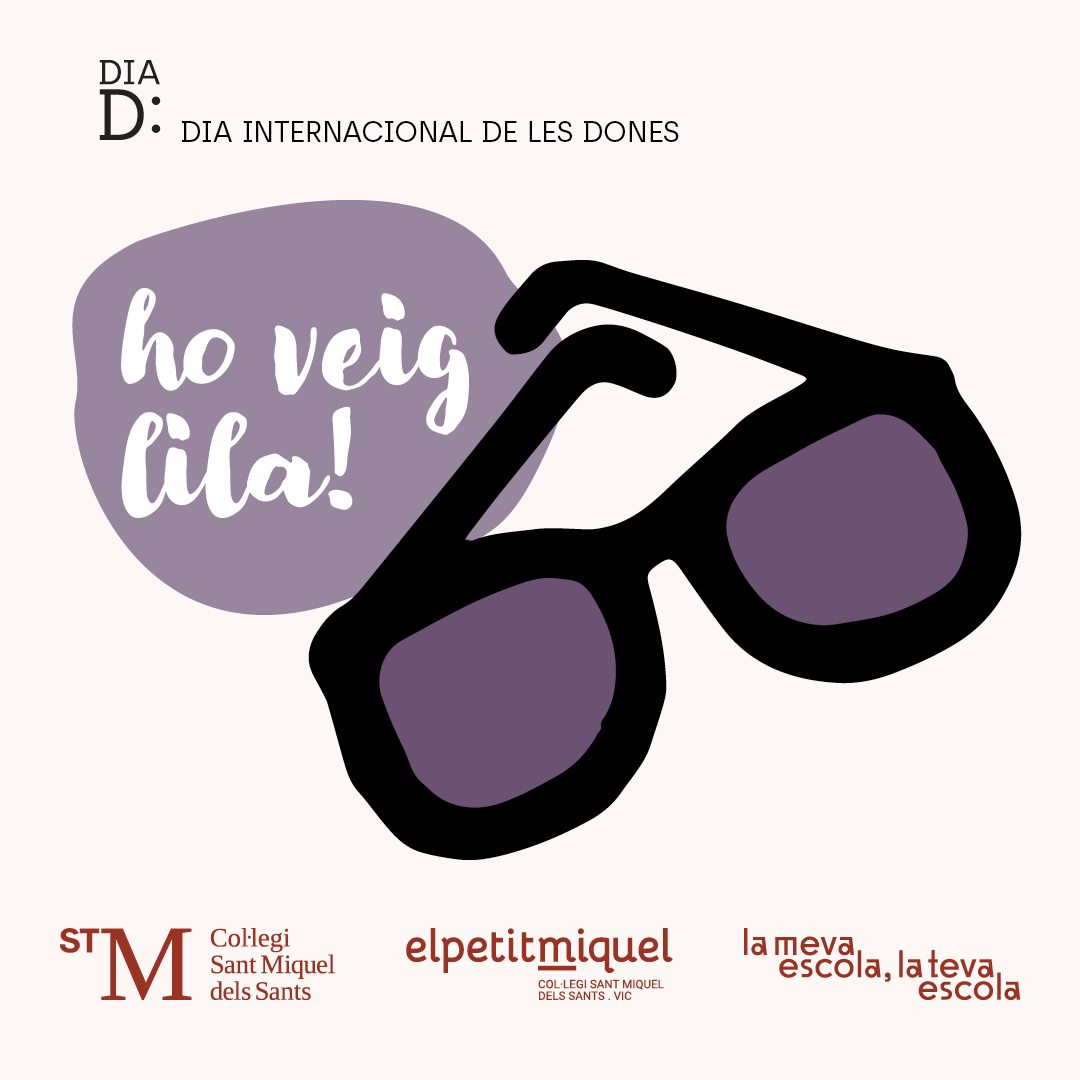 Avui, 8 de març, Dia Internacional de les Dones 💜 #hoveiglila #diainternacionaldelesdones #8demarç #8M #lamevaescola #latevaescola #santmiqueldelssants #collegisantmiqueldelssants #elpetitmiquel #curs2324