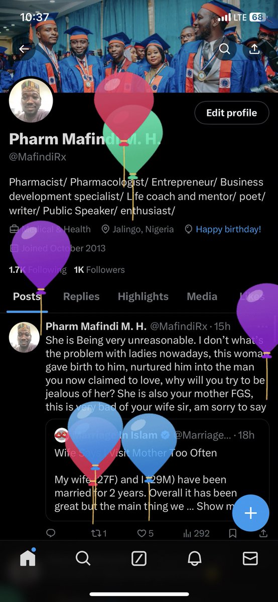 I’ve got my balloons 🎈 y’all. Alhamdulillah for the life I am living, alhamdulillah for what was, alhamdulillah for what is and in sha Allah for what will be.