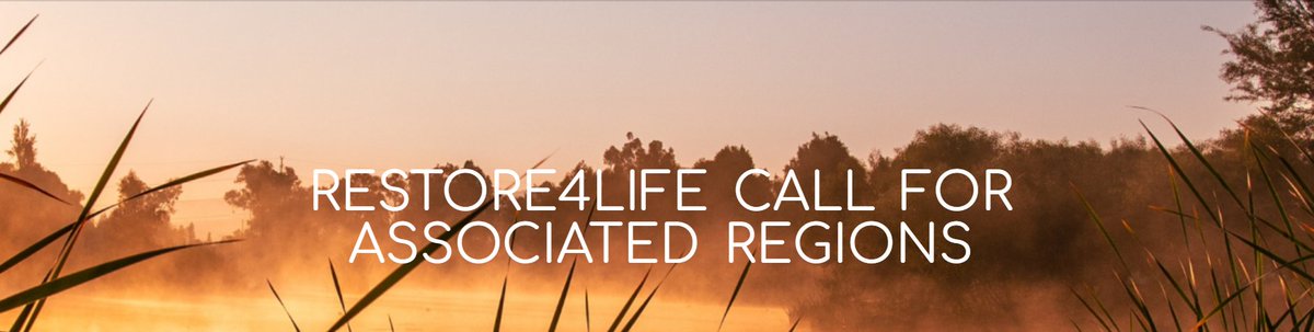 📢 We are thrilled to announce the launch of the Restore4Life Call for Associated Regions! The Call for Associated Regions is specifically designed to engage and collaborate with #Local and #RegionalAuthorities. Learn more 👉 restore4life.eu/homepage/open-…