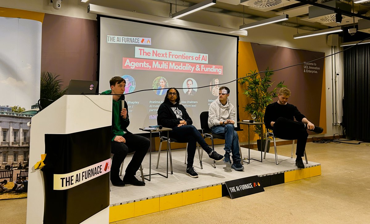 AlbionVC Deeptech investor Sebastian Hunte joined the London #AI #Startup Summit, hosted by The @theaifurnace (a global community of 10K AI founders, operators and researchers) to talk about the next AI frontiers with @airstreet and @NautaCapital.