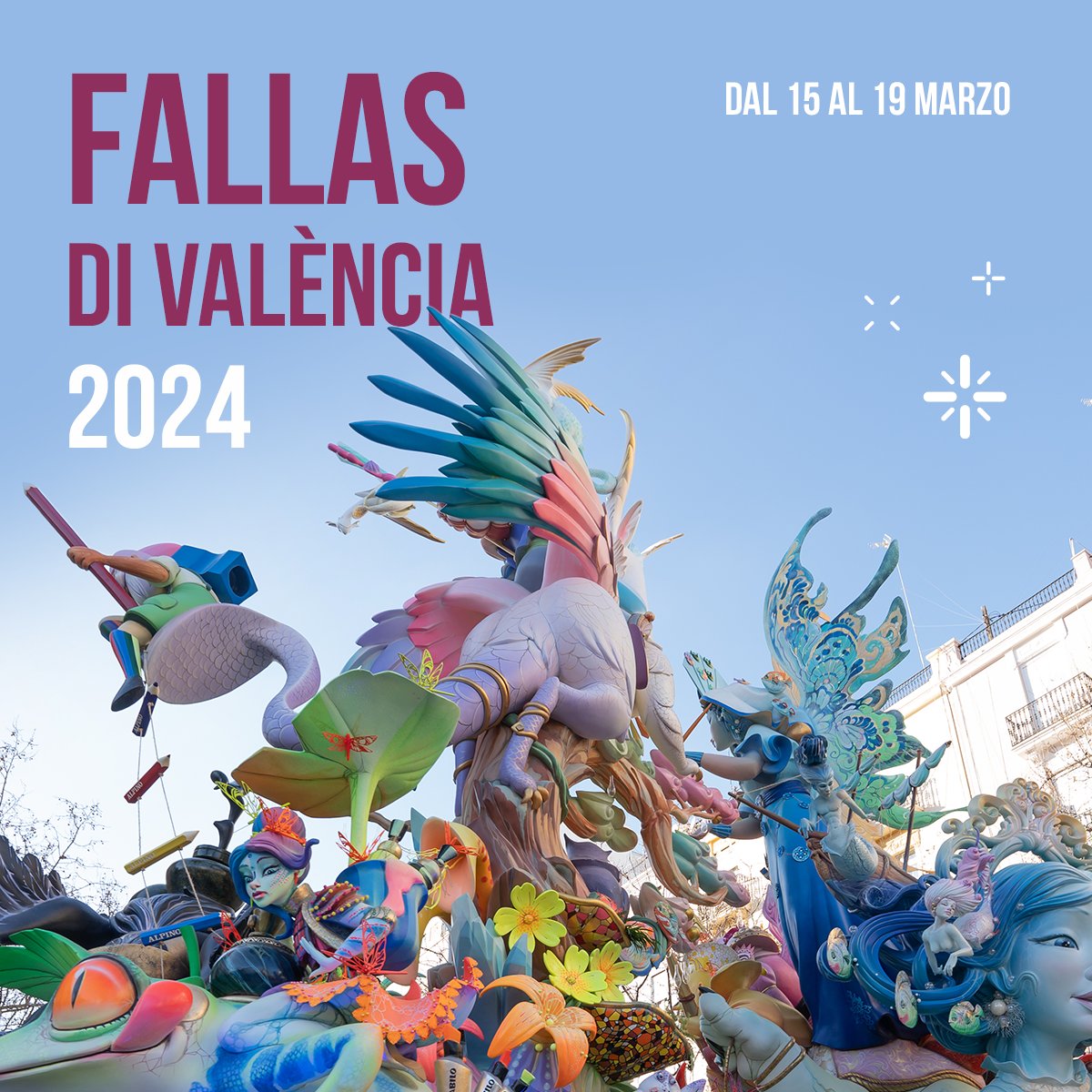 Il programma di Las Fallas 2024 è ora disponibile! 
Dai un'occhiata a tutte le attività  per non perderti nulla 🎉
#Fallas24 #VibraconValencia 🎇

bit.ly/3wFuEHX