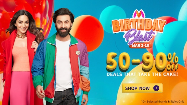 🎂💄𝑴𝒚𝒏𝒕𝒓𝒂 𝑩𝒊𝒓𝒕𝒉𝒅𝒂𝒚 𝑩𝒍𝒂𝒔𝒕 𝑺𝒂𝒍𝒆👗🎂
Get 50-90% OFF on your Favorite Fashion &amp; Beauty Brands🥳
Start Shopping Now👉bit.ly/38Luyh3

#myntra #MyntraBirthdayBlast #myntrafashion #myntrasale #CouponMoto #BirthdaySale #Coupons #discounts #saleoffers