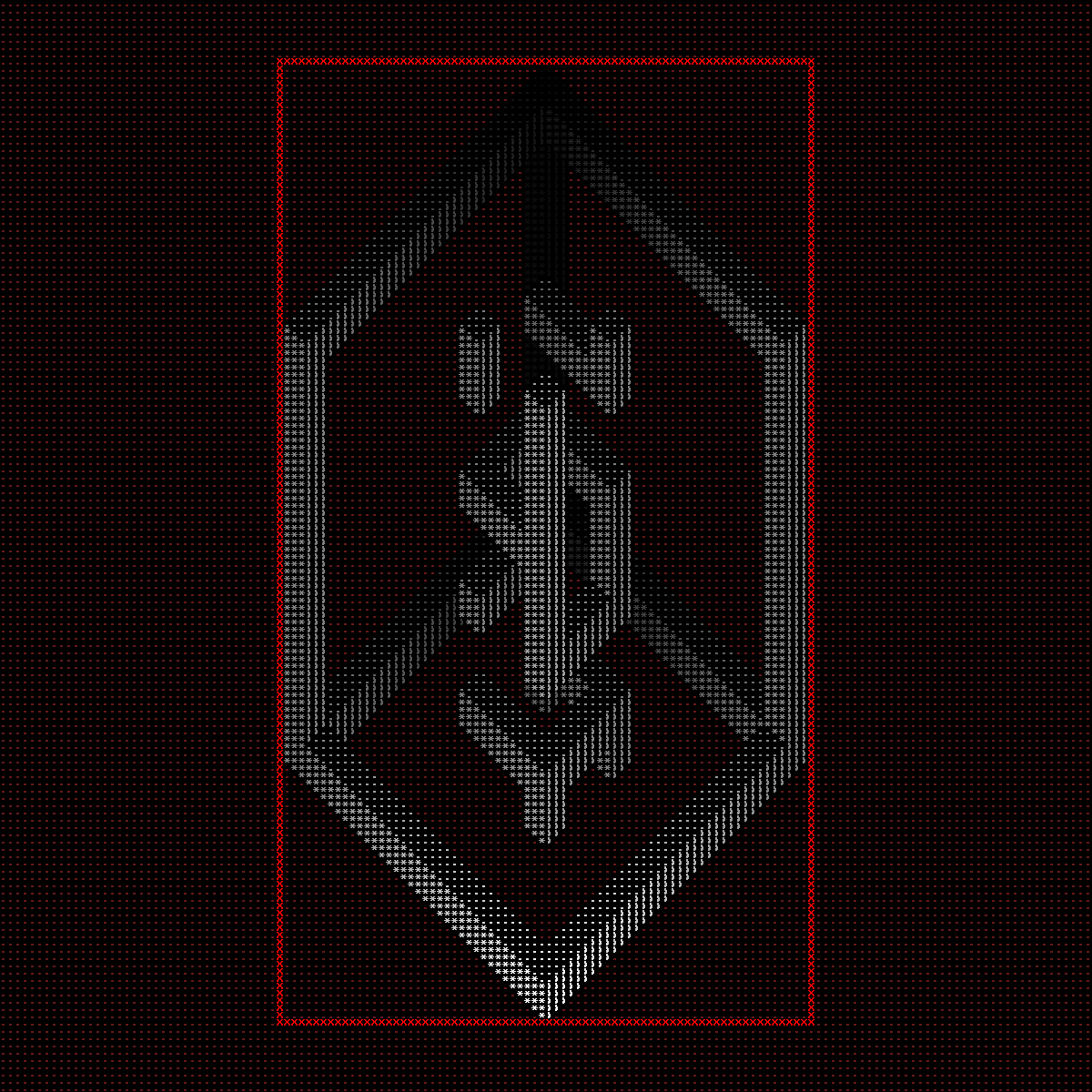 andreasgysin's tweet photo. Alternative perspective for “Descent” 
#ASCII
#ASCIIart
#textmode
#debugview
↓ https://t.co/2MCxiVSRxL