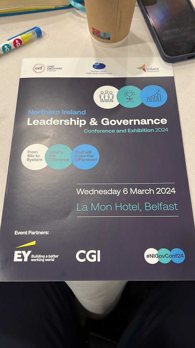 Just kicking off at the NI Leadership & Governance Conference and Exhibition 2024 - great agenda for the day #NIGovConf24 @dptfinance