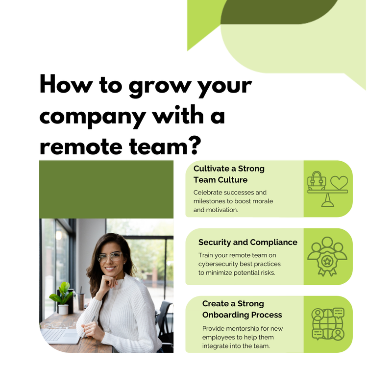 👔 Growing our company with a remote dream team! 

💻 Clear communication, flexible hours, and a positive remote culture are our keys to success. 

#ScaaleAssistant #BusinessGrowth #DigitalMarketing #OffshoreTalents #RemoteWorkCulture #BuildingRemoteWorkCulture