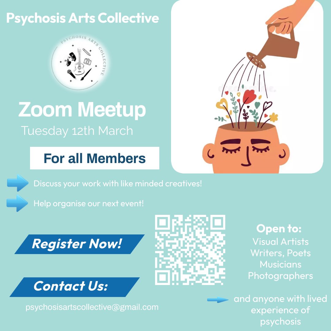 Looking forward to another great meet next week!

#psychosis #mentalhealth #art