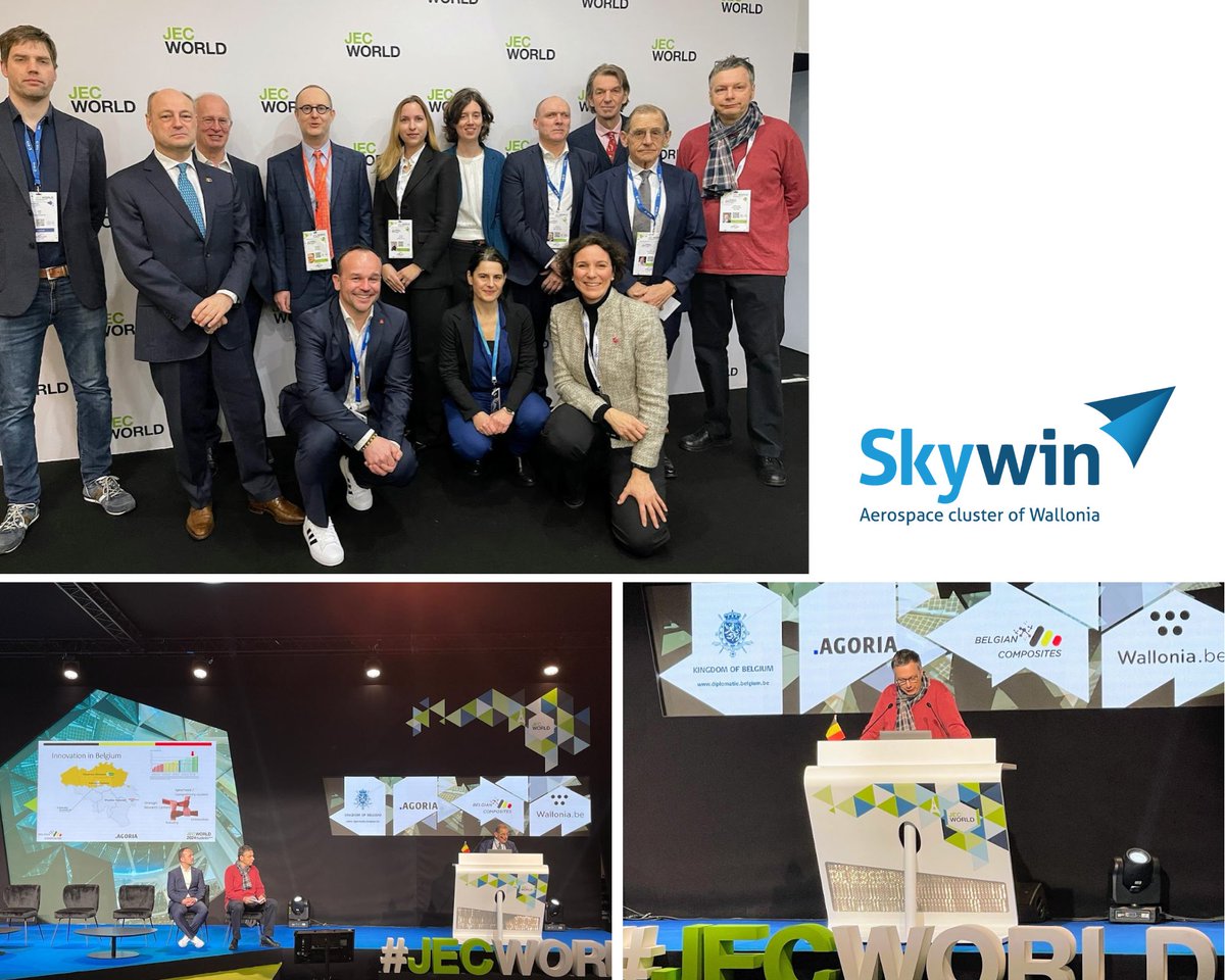 #JECWorld2024 Paris🌍 📍Hall 6 R42 @AWEX_Belgium #RoadmapAERO Skywin 🛫 #WINGS Walloon Inovations for Green Skies #WIN4C - Walloon Initiative for Circular Materials #sustainability #composites #circulareconomy Voir la traduction