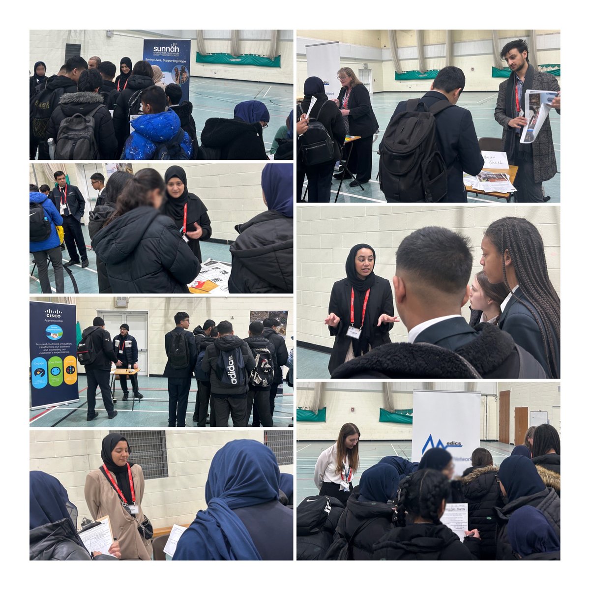 As part of #NCW2024 year 9s explored different career pathways during our careers fair. Thank you so much to all Luton and beyond employers for their unwavering commitment to support our students. #Brightfutures