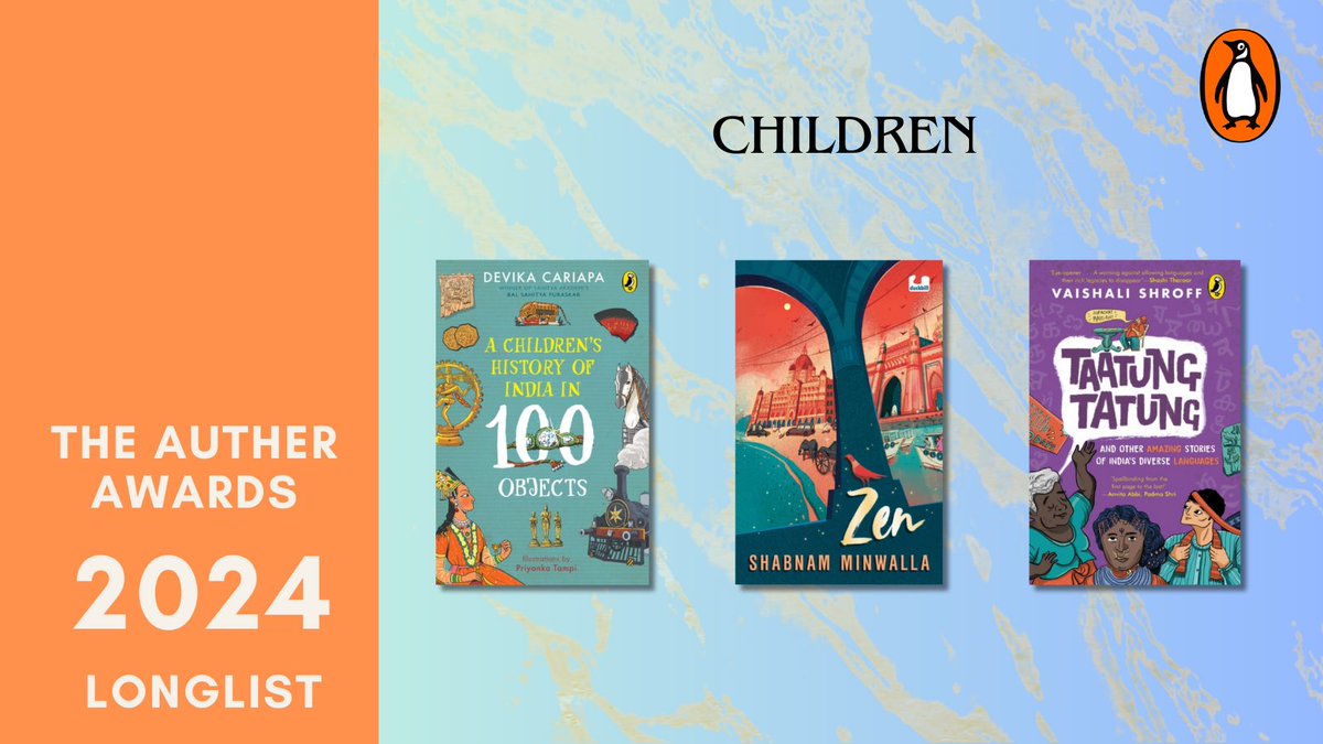 We are pleased to share news with you about SIX of our books that have been nominated in the Auther Awards 2024, with three in the children’s category and three in fiction. Congratulations to all the authors! @ProfSonoraJha @vaishaliwrites