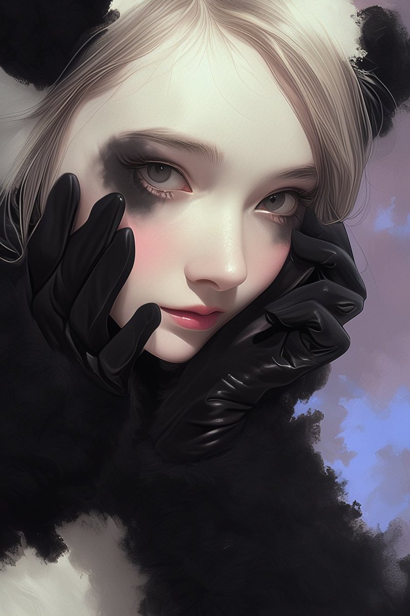 Any beauties out there who can bring this to life? Drop your cute panda makeup looks in the comments! 🐼💄

#makeup #makeupbrush #promptshare #midjourney6 #AIイラスト #AIgirl