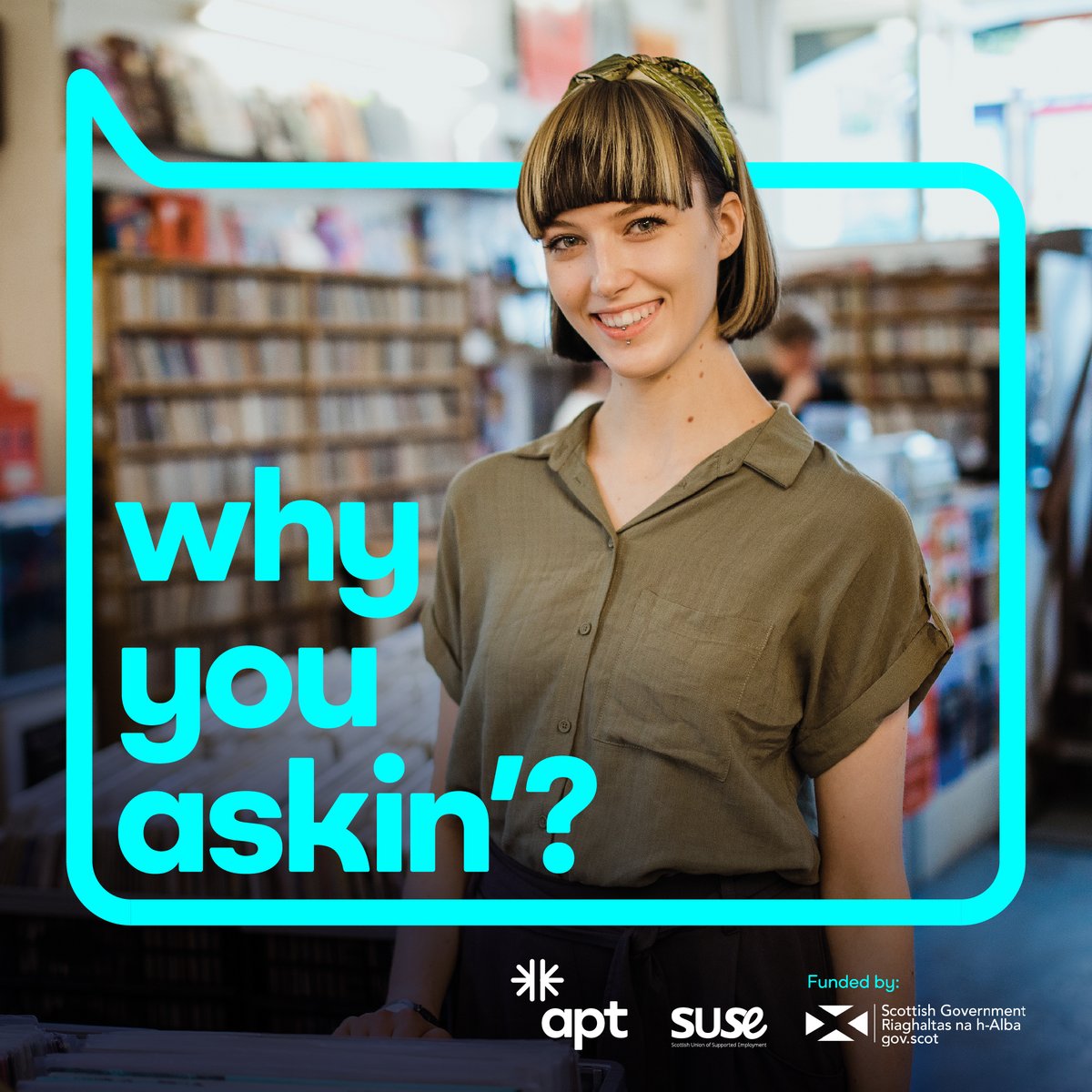 Why you askin’? 
Because we want disabled employees to succeed. 

Talking about your unique needs helps to create a workplace where you can thrive.

#DisabilityDisclosure #WhyYouAskin’
