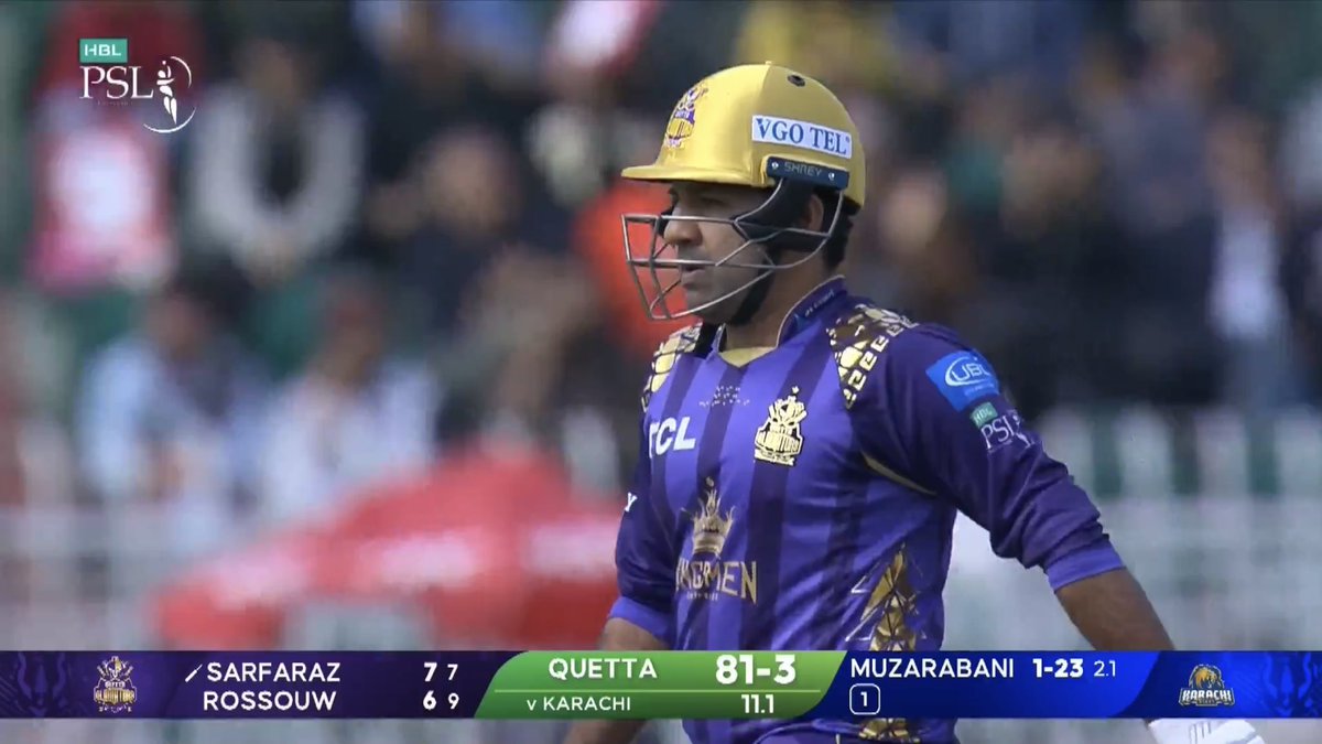 Oh no Sarfaraz Ahmed ... It was your mistake Safi bhai 

#PSL9 #HBLPSL9 #KhulKeKhel #tapmad #KKvQG #QGvKK