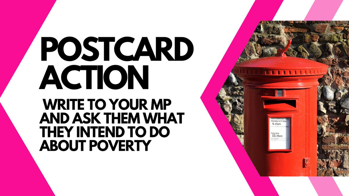 churchpoverty's tweet image. Will you stand for a future where poverty can't keep anyone down? With 1 in 5 people across the UK struggling against poverty, we urgently need change for our communities.

Join our call for change by sending a #LetsEndPoverty postcard to your MP 👉ow.ly/Zinw50QLx3y