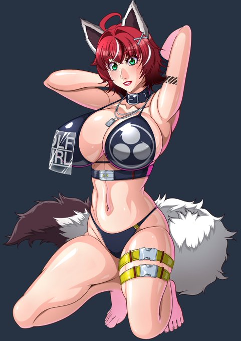 狼赫まかみさん、作業中によく見ています。
まかみさん可愛いぞ🐺
#狼赫まかみ
#狼赫のあしあーと
#まかみのほうれん草 