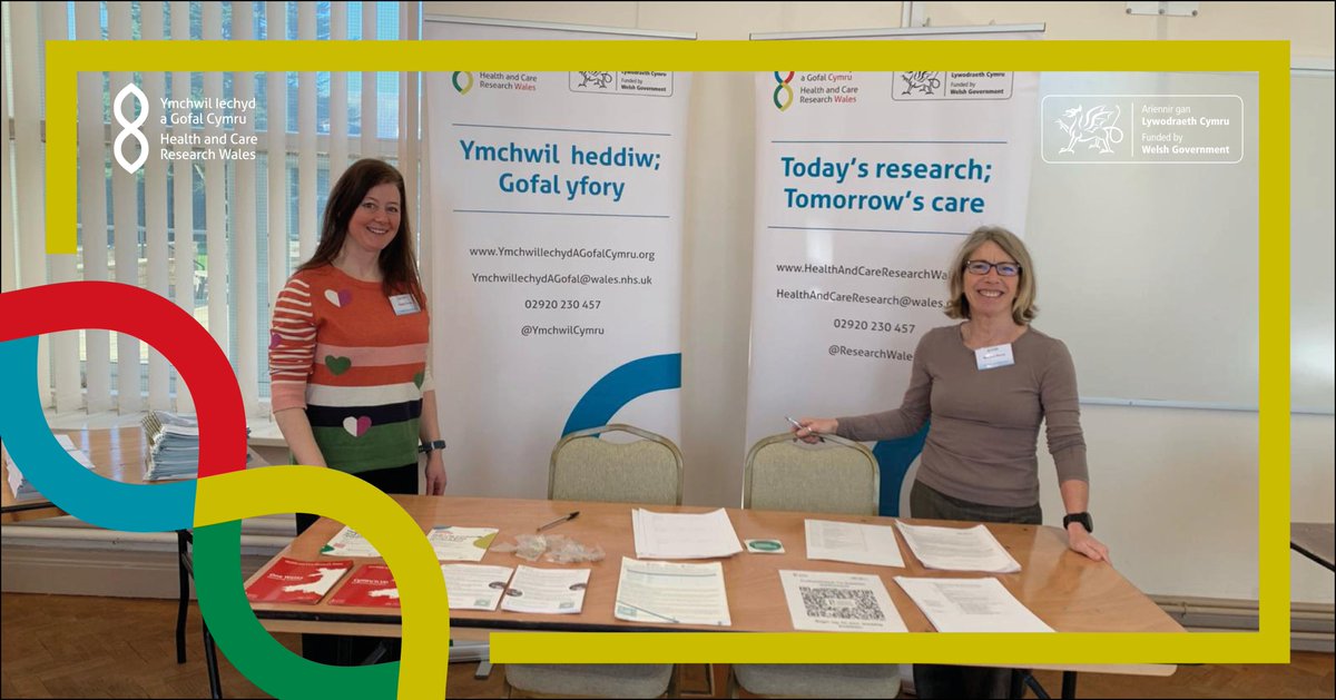 Today we are at the @CadrProgramme Conference 2024 – come along to our @ResearchWales stand to find out how we’re supporting research activity across Wales and how the services we offer can support you as a researcher. #CADR2024 #AgeingWell @BexBurnsWales