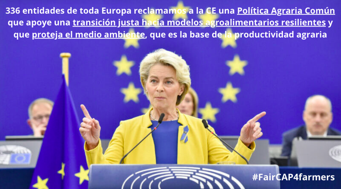 La reciente propuesta de la @EU_Commission y la Presidencia belga de rebajar la ambición de la #PolíticaAgrariaComún #PAC ha generado una fuerte respuesta de 3⃣ 3⃣ 6⃣ entidades en toda Europa Reclamamos una transición justa #FairCAP4📨 porotrapac.org/la-coalicion-r… @EU_Commission