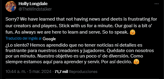 zukyez's tweet image. 🏴☠️ ¡Silencio sobre el parche 10.2.6 de WoW! Holly Longdale, productora ejecutiva de World of Warcraft, aborda la inquietante falta de detalles. Los jugadores esperan ansiosos el lanzamiento en marzo. #WoW #PiratePatch