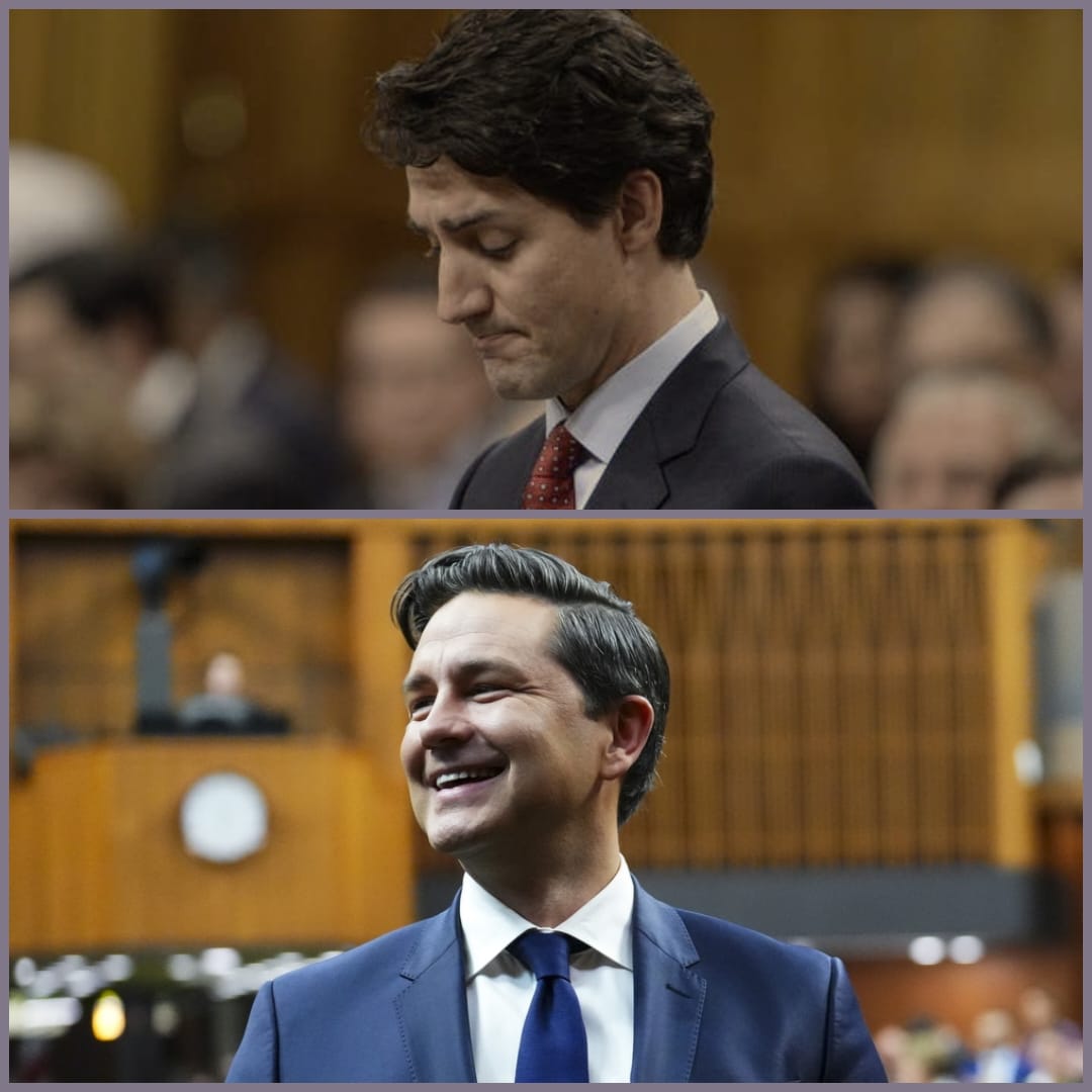 #BREAKING In a twist that could only be described as a delicious piece of poetic justice, the latest Nanos poll reveals a seismic shift in the political landscape of Canada. Pierre Poilievre, in a stunning display of political acumen, has surged to a commanding lead with 37% of