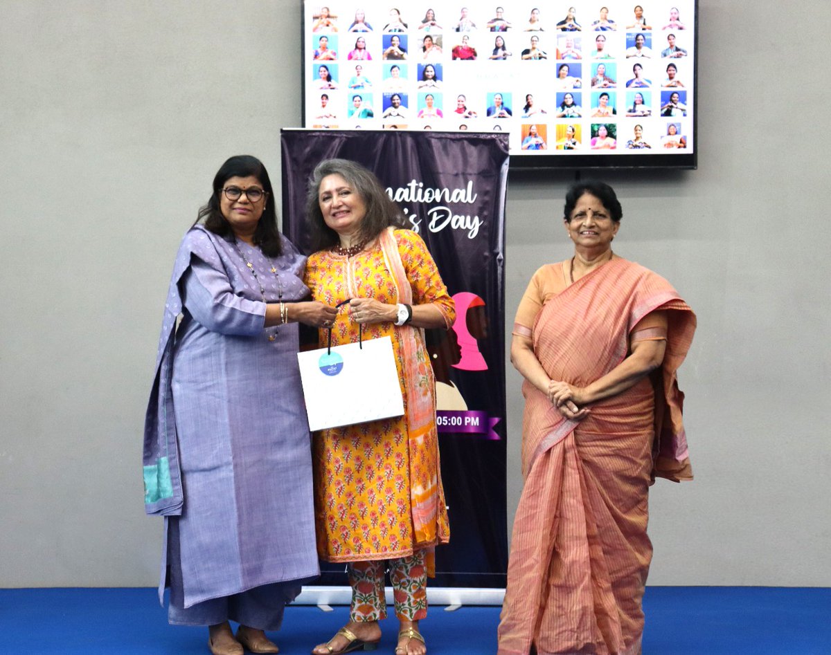 BharatBiotech's tweet image. Bringing together remarkable women from diverse backgrounds, #BharatBiotech commemorated #InternationalWomensDay with #insightfuldiscussions, #empoweringstories, &amp;amp; a celebration of our shared strength, featuring guest speakers Dr. Savita Date Menon and Ms. Satyavati Kondaveeti.