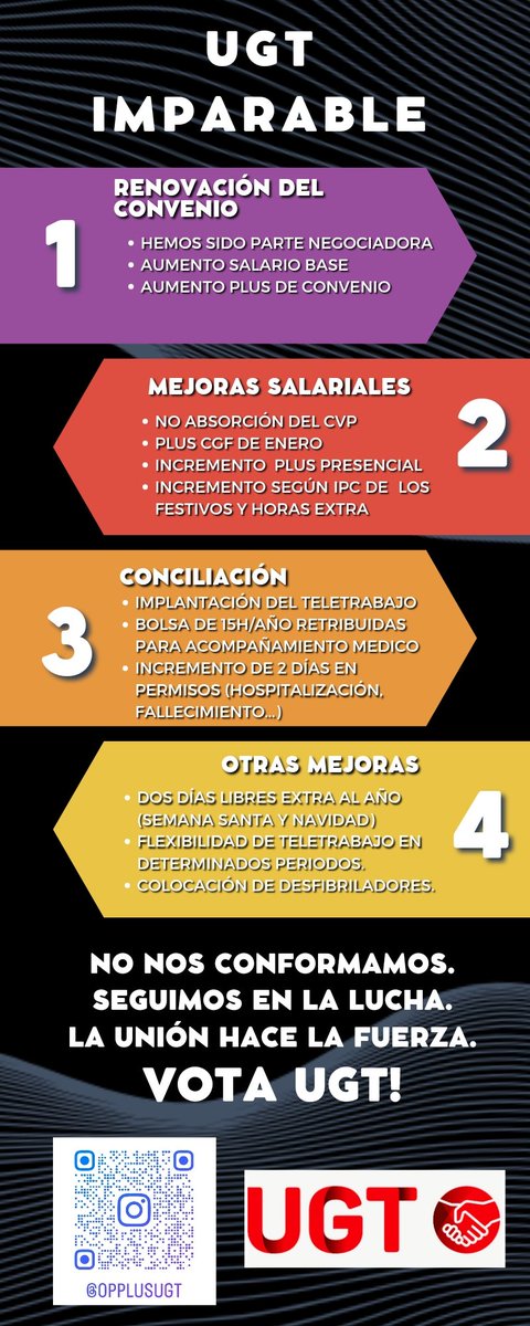 Sección Sindical UGT Opplus tweet media