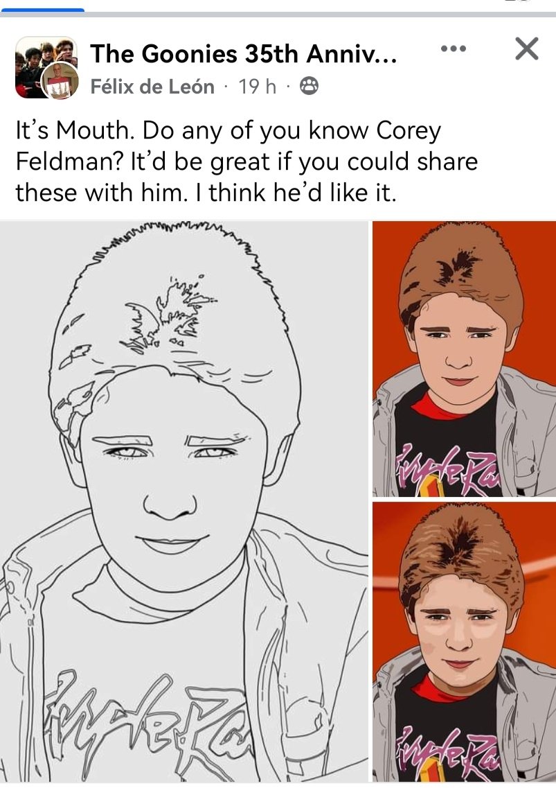 IrelandsSloth's tweet photo. @Corey_Feldman my friend was trying to reach out to you. Would love your feedback on this.

Thanks for your time.
#gooniesneversaydie

First you gotta do the Truffle Shuffle.......
Do it..... https://t.co/sbY0ohc9wJ