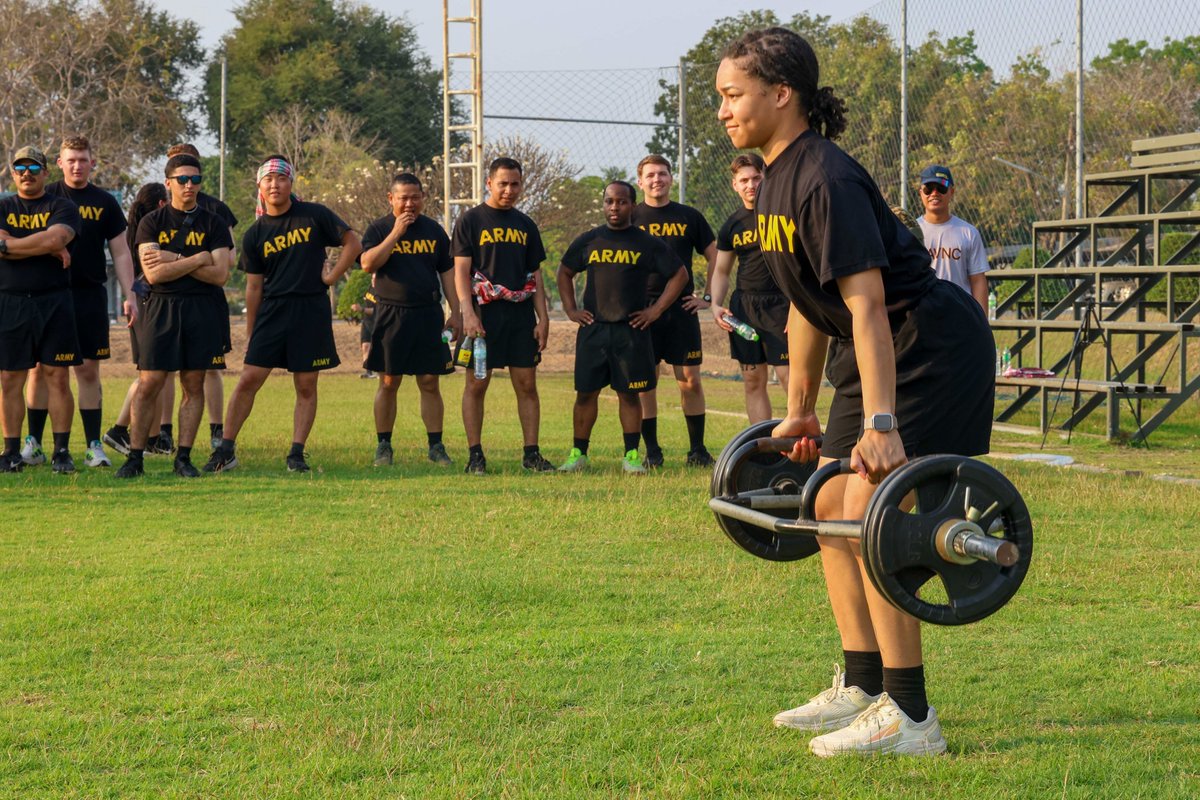 We play together. We fight together. We win together!

16th CAB and Royal Thai Army 9th Aviation Battalion competed against one another in a friendly Sports Day Competition during #ExerciseCobraGold2024. 

#CG24 #FreeandOpenIndoPacific #BornInBattle