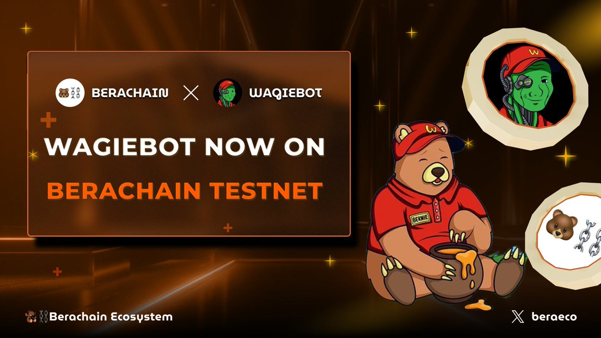 🎉 The march of the Brotocols can't be stopped!

<a href="/0xWagieBot/">WagieBot</a> now on <a href="/berachain/">Berachain Foundation 🐻⛓</a> Testnet &amp; brings you arsenal of sniping &amp; trading tools directly through Telegram!

🛠️ Ready to revolutionize your trading on Berachain's dexes? It's time to join the future of finance!

#bera