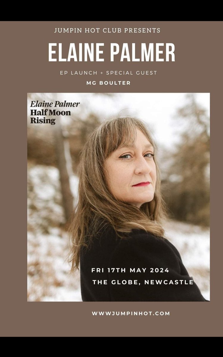 HALF MOON RISING record launch at @theglobene4 with soecial guest @MGBoulter Tickets are now on sale right here... theglobenewcastle.bar/product/may-17…
