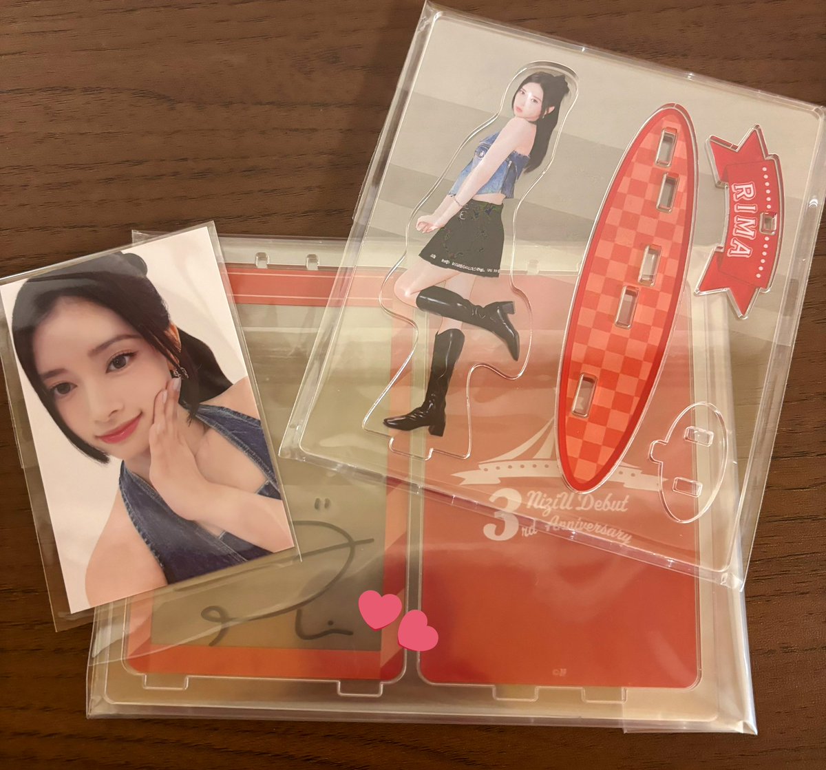 初直筆サインは推し❤️🦙✨️
ほんとに嬉しい🥹
ありがとうございます！！

 #NiziU