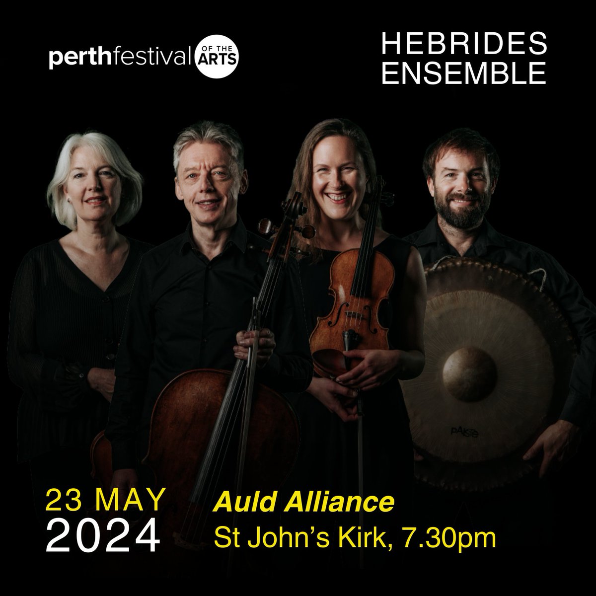 We are thrilled to be making our first ever appearance @PerthFestival on 23 May. French & Scottish music in beautiful St John's Kirk - what could be better! Do join us! 🎟 Tickets on sale to Festival Friends on 18 March. General sales from 25 March. perthfestival.co.uk/event-Hebrides…