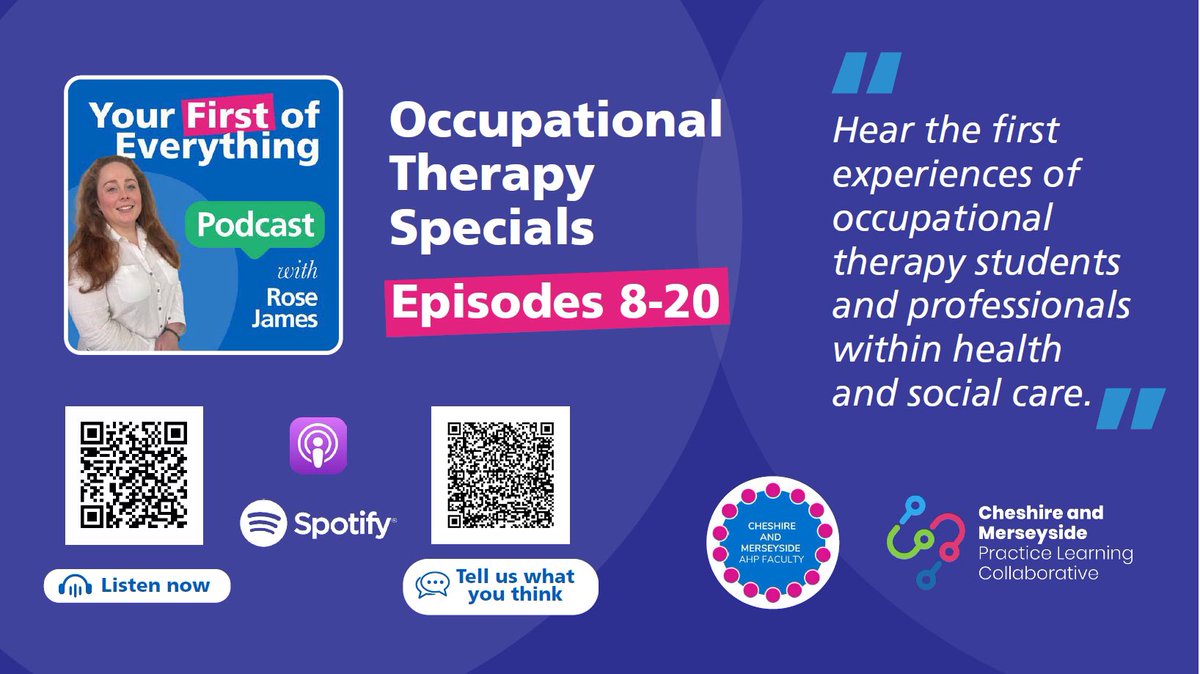 Attending the #NWRePAIRConference24 today. Presenting our OT podcasts later to support our OT learners @NHSE_WTE @NHSHEE_NWest @C_M_AHP_Faculty