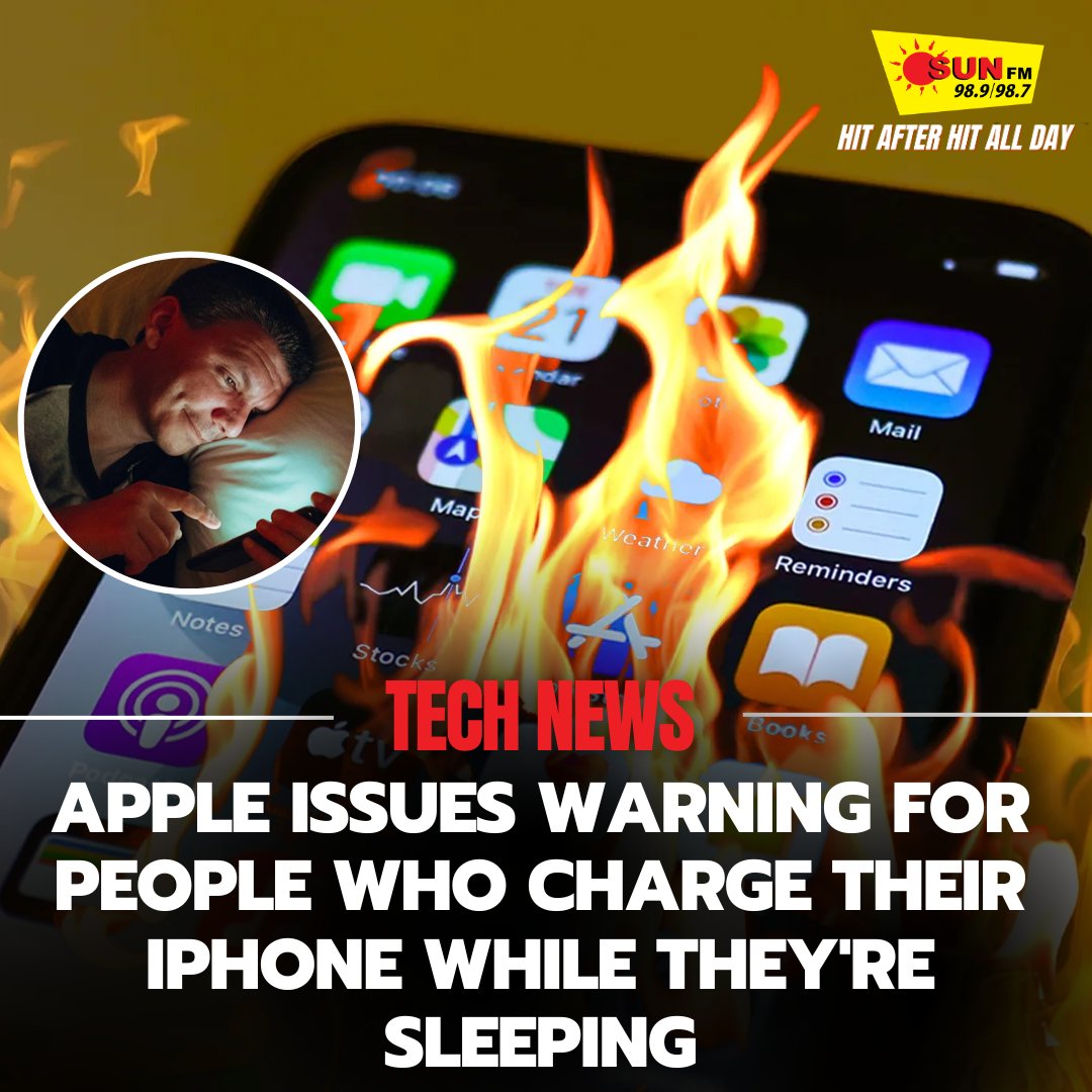 sunfmlk's tweet image. Charging Your iPhone Overnight? Apple's Got Safety Tips You Need to See ⚡

We all know the struggle: you gotta charge your phone, but you also gotta sleep. But Apple's got a heads-up for iPhone users who like to charge overnight.

#charging #chargingport #lka #trendy #trending