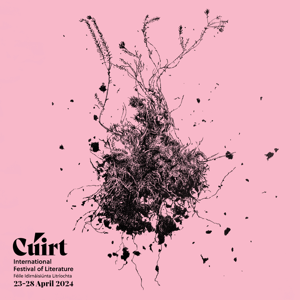 💫The Cúirt 2024 programme is now live Discover the full programme online now at cuirt.ie and join us this April 23-28 in Galway. We are honoured to feature this incredible artwork from Galway based artist Miriam de Búrca #Cúirt2024 #galway #discoverireland