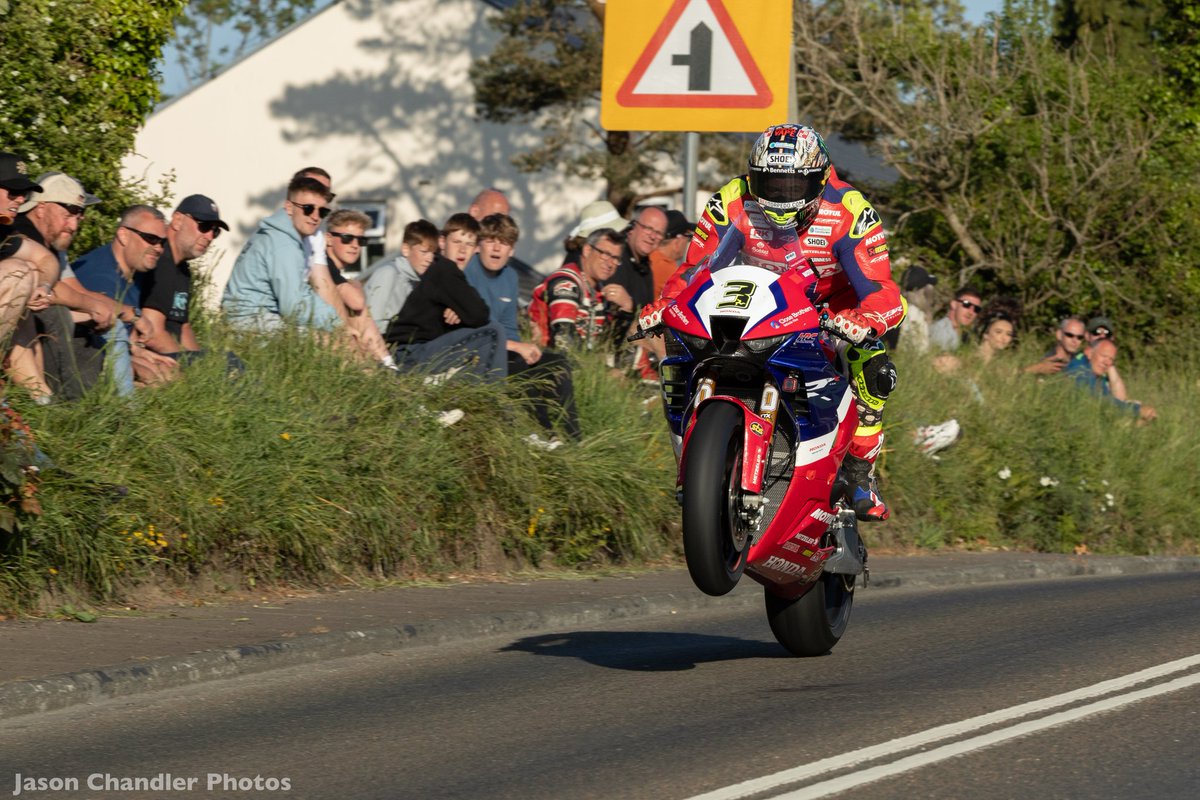 John McGuinness at Crosby jump #WheelieWednesday