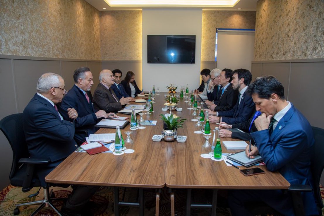 Honoured to meet again with HRH Prince Al Hassan Bin Talal and receive Jordan's support for <a href="/FAO/">Food and Agriculture Organization</a>'s #FoodSecurity observatory in the region. We agreed that a holistic approach, data, tech &amp; innovation are key to transforming agrifood systems &amp; achieving the #SDGs &amp; #4Betters.