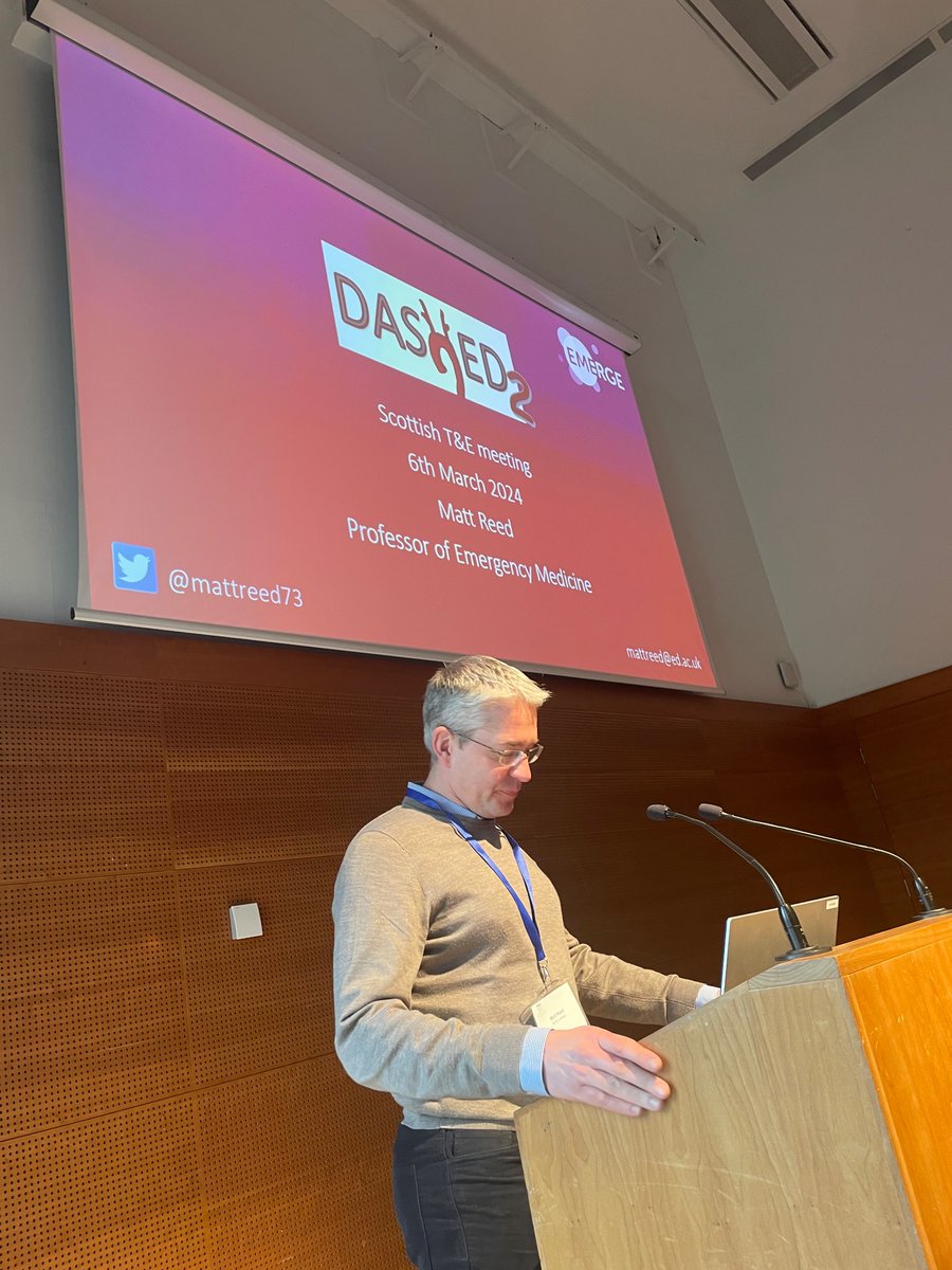 Professor Matt Reed talks through the DASHED 2 trial