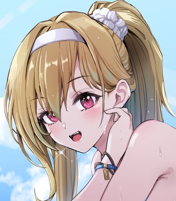 3月17日に開催されるシンステにて頒布される黒埼ちとせカレンダーの8月イラスト担当しました♡水着です♡よろしくお願いします♡ 