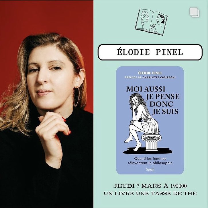 On remet ça jeudi 7 à 19h à la librairie @Unlivreunetasse de thé à Paris 10e 🫖📚Rencontre animée par #fannyarama avec des lectures de la comédienne #HéloïseCunin 🥰