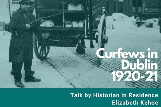 Tickets still available for 'Curfews In Dublin during #WarOfIndependence' #history talk with #HistorianInResidence Elizabeth Kehoe @ #PhibsboroLibrary Wed 13 Mar @ 6.30pm. For tickets ph. 01 2228333 or email phibsborolibrary@dublincity.ie @dubcilib #communityengagement